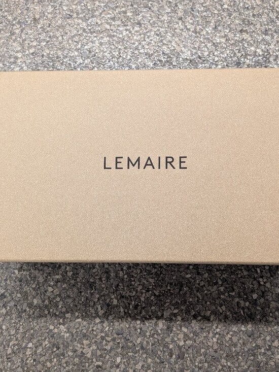 Lemaire Flat Piped Slippers in Leather Size EU40 US7 main image 4